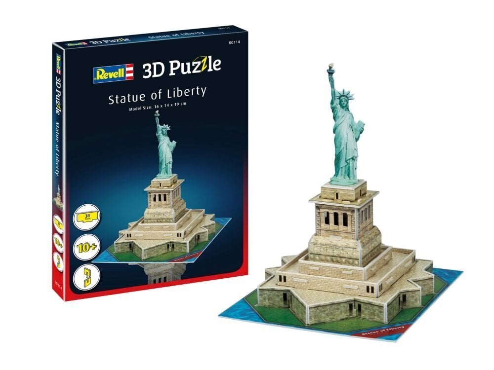 3D pusle Vabadussammas Revell, 00114 price and information | Arendavad laste mänguasjad | hansapost.ee