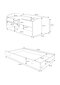 Voodi ADRK Furniture Pepe Barrier Plane, 140x70 cm, valge цена и информация | Lastevoodid | hansapost.ee