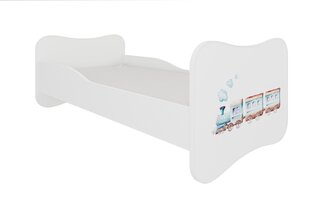 Voodi ADRK Furniture Gonzalo Railway, 140x70 cm, valge hind ja info | Lastevoodid | hansapost.ee