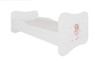Кровать ADRK Furniture Gonzalo Girl with Wings, 160x80 см, белый цвет цена и информация | Детские кровати | hansapost.ee