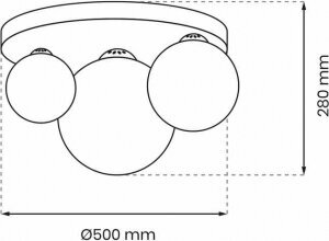 Milagro Ceiling lamp REFLEX 2xE14 + 1xE27 hind ja info | Laelambid | hansapost.ee