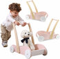 Viga Toys Viga PolarB Wooden Stroller 2in1 Walker Pusher hind ja info | Beebide mänguasjad | hansapost.ee