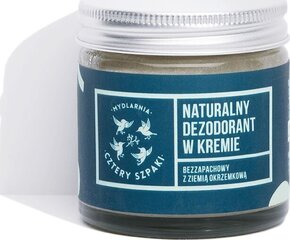 Крем-дезодорант без запаха 4 Szpaki, 60 мл. цена и информация | Дезодоранты | hansapost.ee