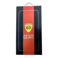 RED PRO 6D Защитное стекло 9H на весь экран телефона для Apple iPhone 14 с Черной рамкой цена и информация | Защитные пленки для телефонов | hansapost.ee