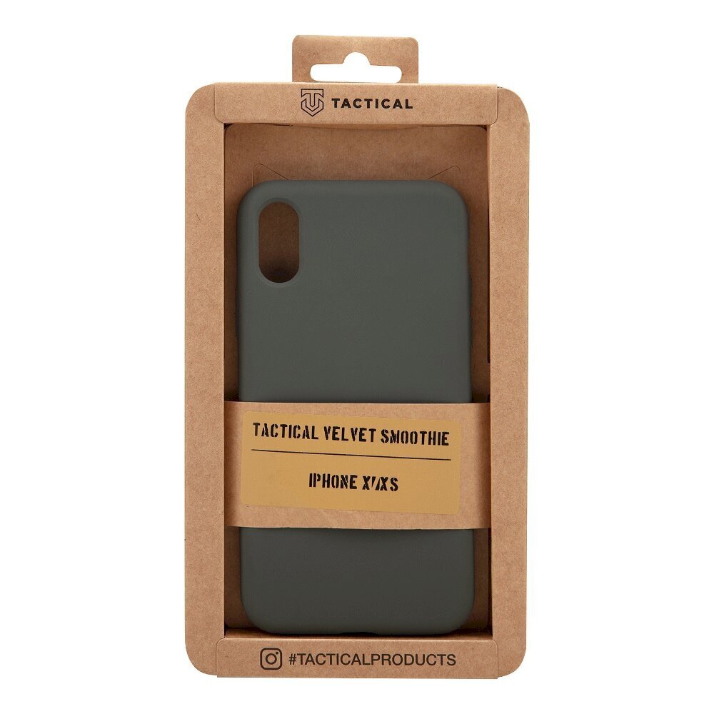 Tactical Velvet Smoothie Cover for Apple iPhone X/XS Bazooka цена и информация | Telefonide kaitsekaaned ja -ümbrised | hansapost.ee