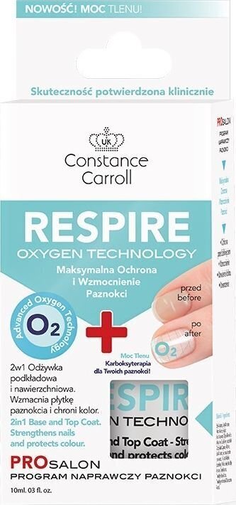 Küünepalsam Constance Carroll Nail Care Respire Oxygen Technology, 10ml цена и информация | Küünelakid ja küünelakieemaldajad | hansapost.ee