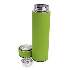 Термо бутылка с вакуумной изоляцией KIRO KI102TGR, зеленая, 500 мл цена и информация | KIRO Посуда и столовые приборы | hansapost.ee