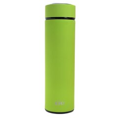 Термо бутылка с вакуумной изоляцией KIRO KI102TGR, зеленая, 500 мл цена и информация | KIRO Посуда и столовые приборы | hansapost.ee