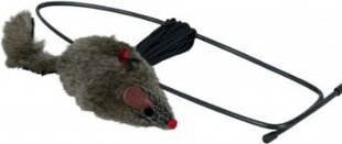 Мышь Trixie плюшевая, с креплением на дверной проем 8 см-190 см цена и информация | Игрушки для котов | hansapost.ee