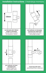 Vihmavaras kraaniga 80mm, Bradas hind ja info | Niisutussüsteemid, kastmisvoolikud ja kastekannud | hansapost.ee