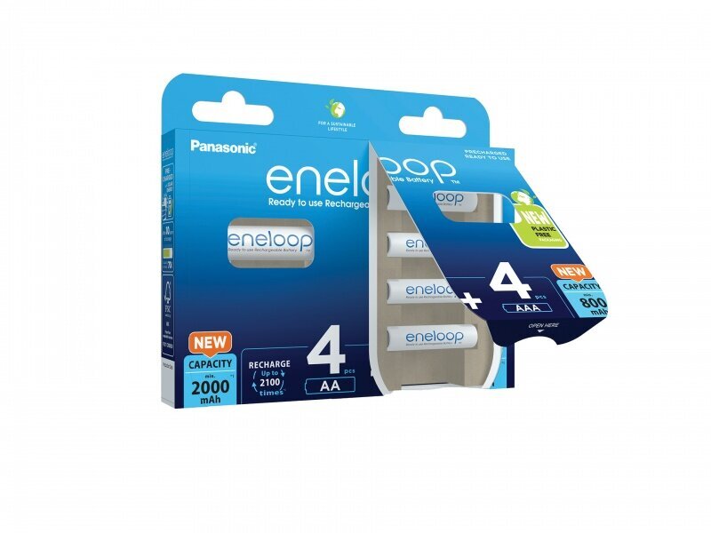 Panasonic Eneloop BK-KJMCDE44E hind ja info | Patareid | hansapost.ee