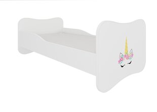 Кровать ADRK Furniture Gonzalo Unicorn, 160x80 см, белого цвета цена и информация | Детские кровати | hansapost.ee