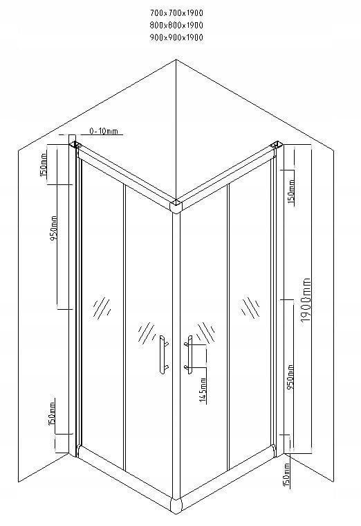 Dušikabiin Mexen Rio koos aluse ja sifooniga, 70x70, 80x80,90x90cm, kuldne/läbipaistev цена и информация | Dušikabiinid | hansapost.ee