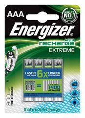 Energizer Extreme, AAA, HR, 4 шт. цена и информация | Батерейки | hansapost.ee