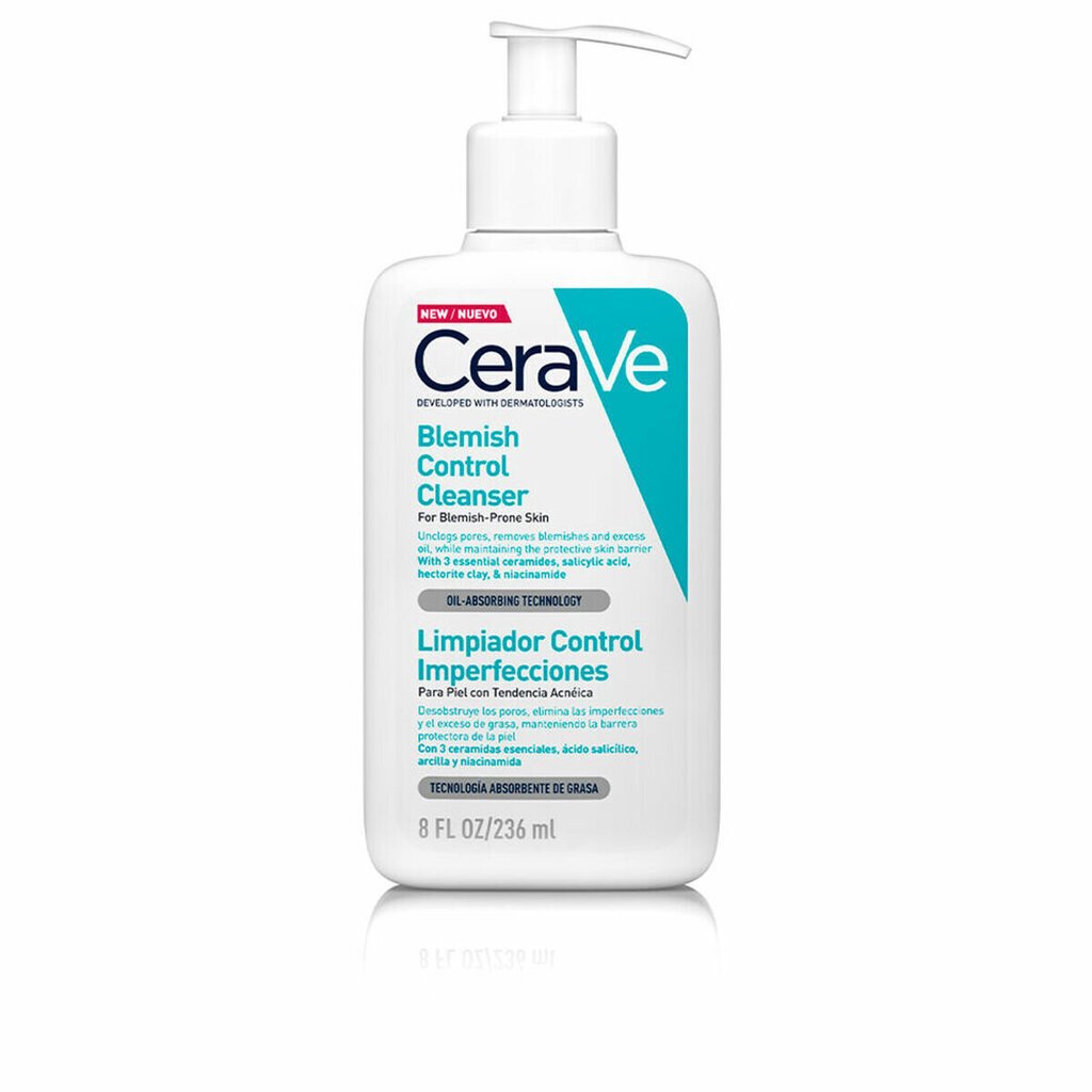 Näopesuvahend CeraVe Blemish Control (236 ml) цена и информация | Näopuhastusvahendid | hansapost.ee