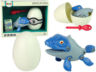 Конструктор - динозавр Mosasaur с яйцом, синий цена и информация | Игрушки для мальчиков | hansapost.ee