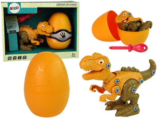 Конструктор - динозавр Тyrannosaurus Rex с яйцом, оранжевый цена и информация | Игрушки для мальчиков | hansapost.ee