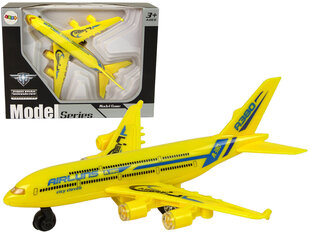 Пассажирский самолет со звуковыми и световыми эффектами, желтый цена и информация | Игрушки для мальчиков | hansapost.ee