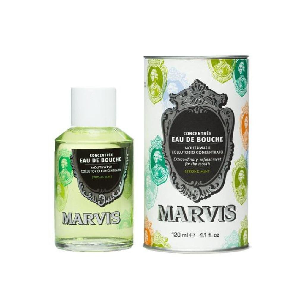 Suuloputusvedelik Marvis Strong Mint 120 ml цена и информация | Hambaharjad, hampapastad ja suuloputusvedelikud | hansapost.ee