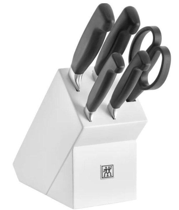 Set of 4 ZWILLING Four Star block knives white цена и информация | Kööginoad ja teritajad | hansapost.ee