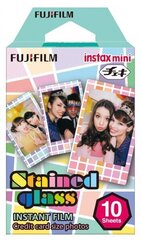 Fotopaber Fujifilm Instax Mini 1x10tk Stained Glass hind ja info | Fotoaparaatide lisatarvikud | hansapost.ee