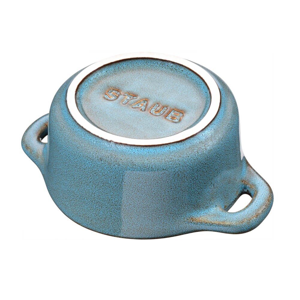Staub Mini Cocotte Round 4 pcs. - 200 ml 40508-160-0 Antique Turquoise hind ja info | Potid | hansapost.ee
