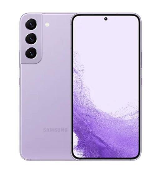 Samsung Galaxy S22 5G 8/256GB SM-S901BLVGEUE Purple цена и информация | Telefonid | hansapost.ee