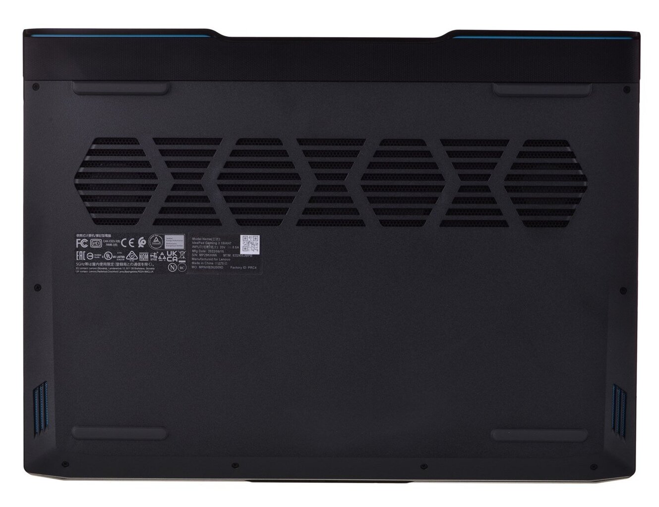 Lenovo IdeaPad Gaming 3 15ARH7 15.6" Ryzen 5 16/512GB RTX 3050 ENG NoOS 82SB00BYPB цена и информация | Sülearvutid | hansapost.ee