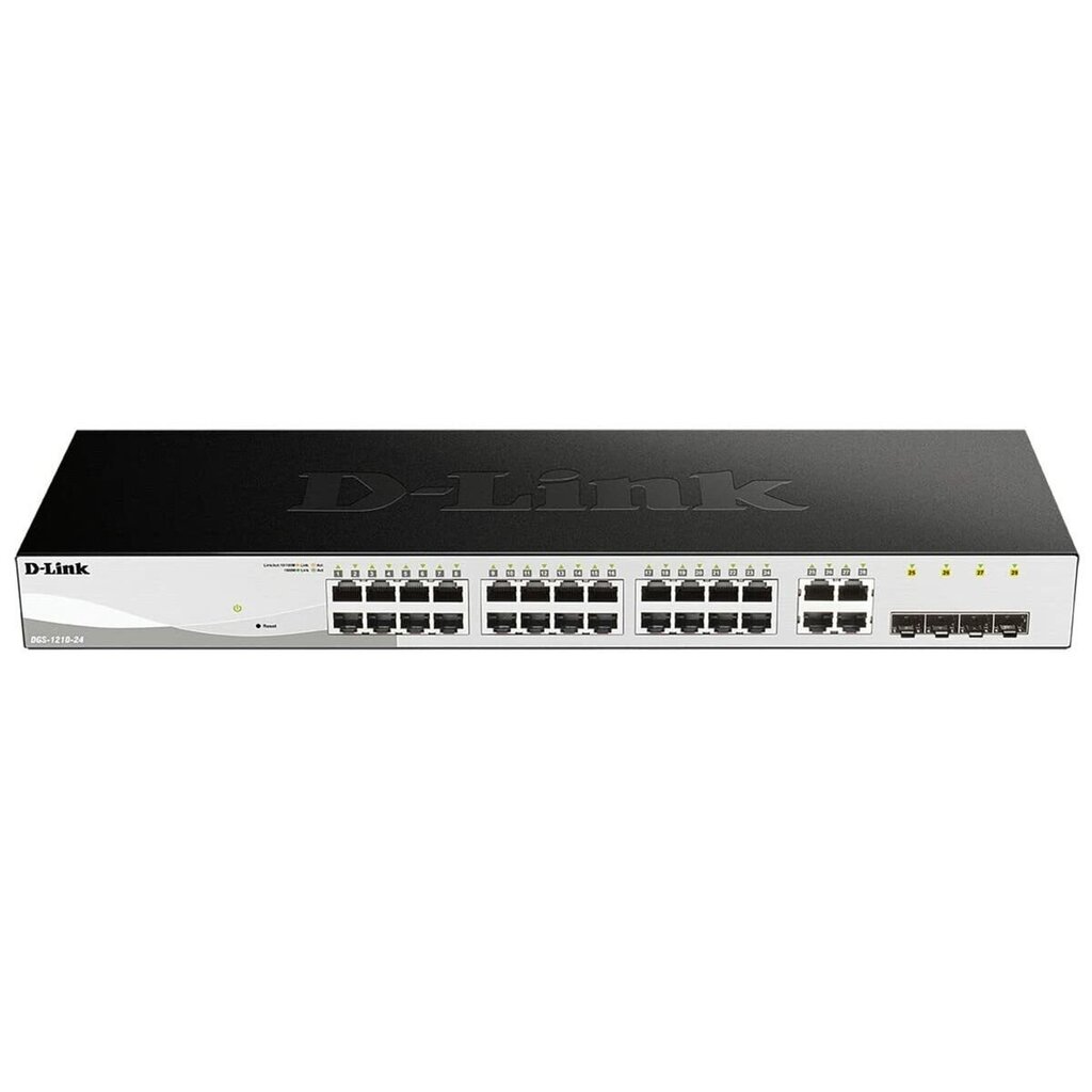 D-Link DGS-1210-24/E Juoda Ethernet LAN 10/100/1000 24 x RJ45 цена и информация | Võrgulülitid | hansapost.ee