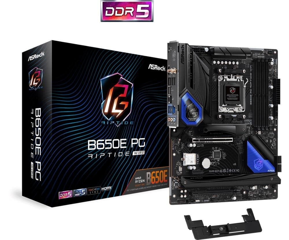 MB ASRock AMD AM5 B650E PG RIPTIDE WIFI hind ja info | Emaplaadid | hansapost.ee