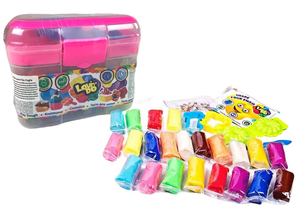 Värviliste plastiliinide komplekt цена и информация | Arendavad laste mänguasjad | hansapost.ee