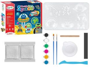 Креативный набор Space для изготовления магнитов из гипса цена и информация | Развивающие игрушки для детей | hansapost.ee