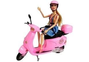 Кукла со мотороллером и шлемом цена и информация | Игрушки для девочек | hansapost.ee