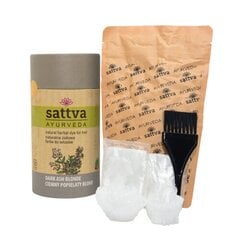 Taimne tume hele tuhavärvi juuksevärv Dark Ash Blond Sattva Ayurveda, 150g цена и информация | Краска для волос | hansapost.ee