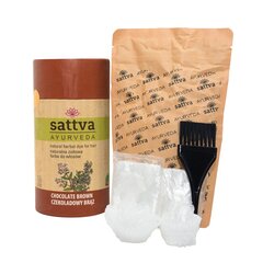 Травяная краска для волос шоколадно-каштановый Шоколадный коричневый Sattva Аюрведа, 150 г цена и информация | Sattva Ayurveda Духи, косметика | hansapost.ee