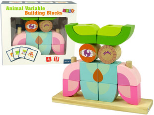 Puidust klotside komplekt 3D Öökull hind ja info | Beebide mänguasjad | hansapost.ee