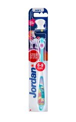 Зубная щетка для детей Jordan Step 6 - 9 лет, мягкая цена и информация | Зубные щетки, пасты | hansapost.ee