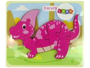 Puidust pusle Dinosaurus, lilla price and information | Educational children's toys | hansapost.ee