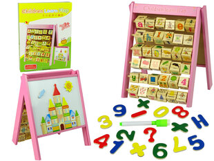 Деревянная образовательная доска 2в1 цена и информация | Развивающие игрушки для детей | hansapost.ee