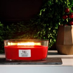 WoodWick ароматическая свеча Crimson Berries 453,6 г цена и информация | Подсвечники, свечи | hansapost.ee