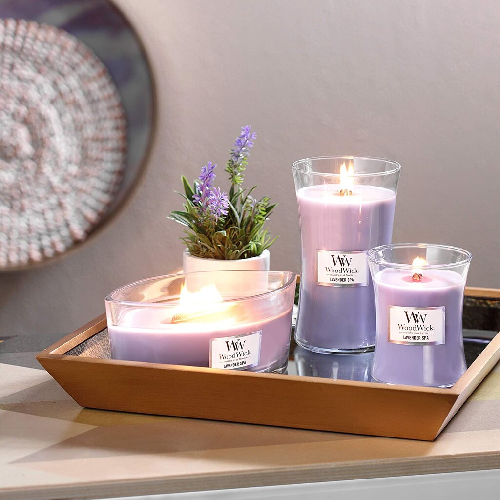 WoodWick lõhnaküünal Lavender Spa, 453,6 g hind ja info | Küünlad, küünlajalad | hansapost.ee