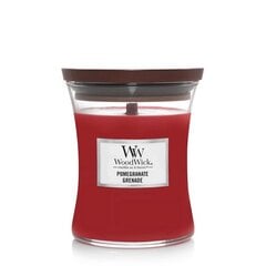 WoodWick ароматическая свеча Pomegranate, 275 г цена и информация | Подсвечники, свечи | hansapost.ee