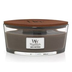 WoodWick lõhnaküünal Sand & Driftwood Elipsa, 453,6 g hind ja info | Küünlad, küünlajalad | hansapost.ee