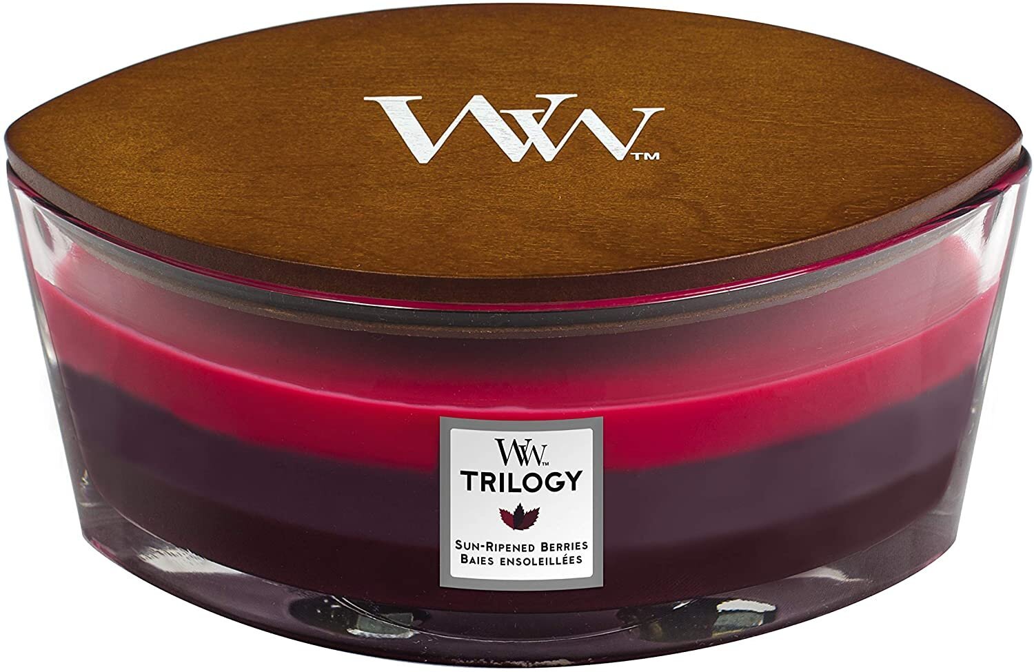 WoodWick lõhnaküünal Trilogy Sun Ripened Berries, 453,6 g цена и информация | Küünlad, küünlajalad | hansapost.ee