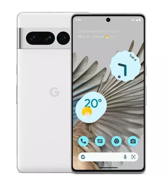 Google Pixel 7 Pro 5G Dual SIM 12/128GB Snow White (GA03463-GB) цена и информация | Telefonid | hansapost.ee