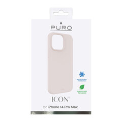 Puro Icon, iPhone 14 Pro Max, roosa / IPC14P67ICONROSE hind ja info | Telefonide kaitsekaaned ja -ümbrised | hansapost.ee