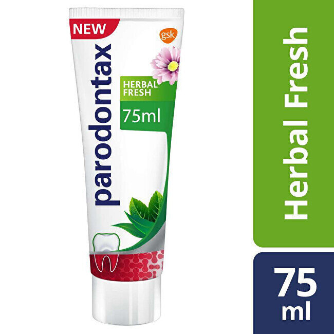Hambapasta PARODONTAX Herbal, 75 ml hind ja info | Hambaharjad, hampapastad ja suuloputusvedelikud | hansapost.ee