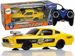 Kaugjuhitav sportlik Muscle Car auto 1:20, kollane price and information | Mänguasjad poistele | hansapost.ee