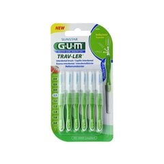 Interdentaal harjad 6 tk G.U.M.® (1414) Travler 1,1 mm price and information | Toothbrushes, toothpastes and mouthwashes | hansapost.ee