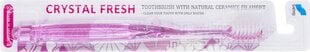 Зубная щетка Crystal Fresh с керамической щетиной, красная цена и информация | Зубные щетки, пасты | hansapost.ee